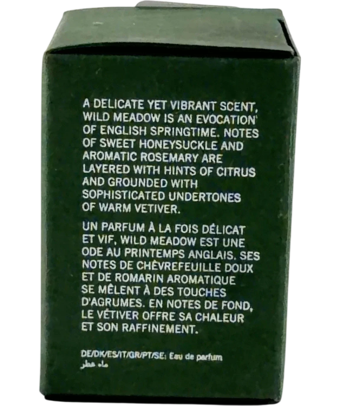 bamford Wild Meadow Eau de Parfum, size 10ml — back