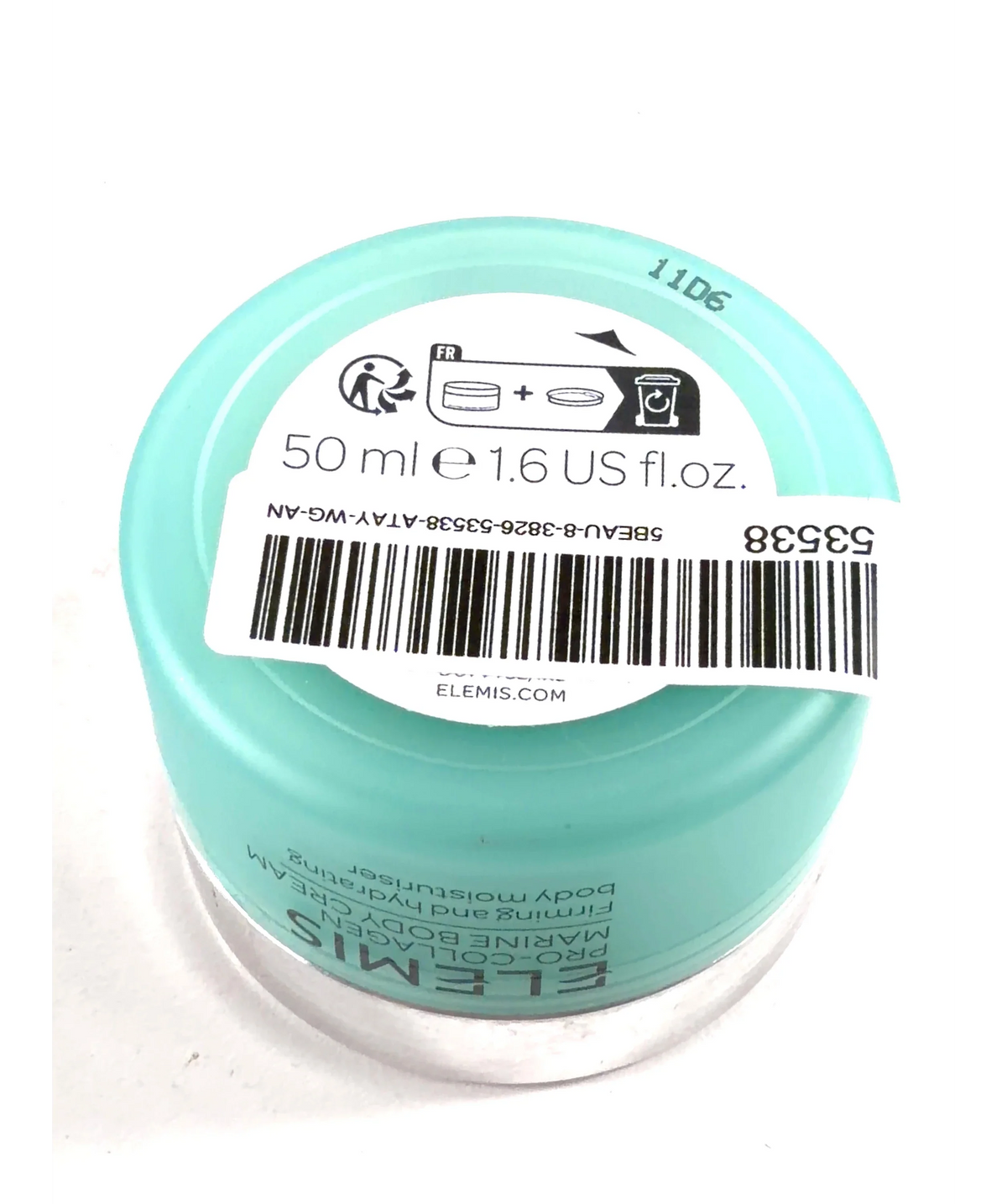 Elemis Pro-Collagen Marine Body Cream, size 50ml — care label