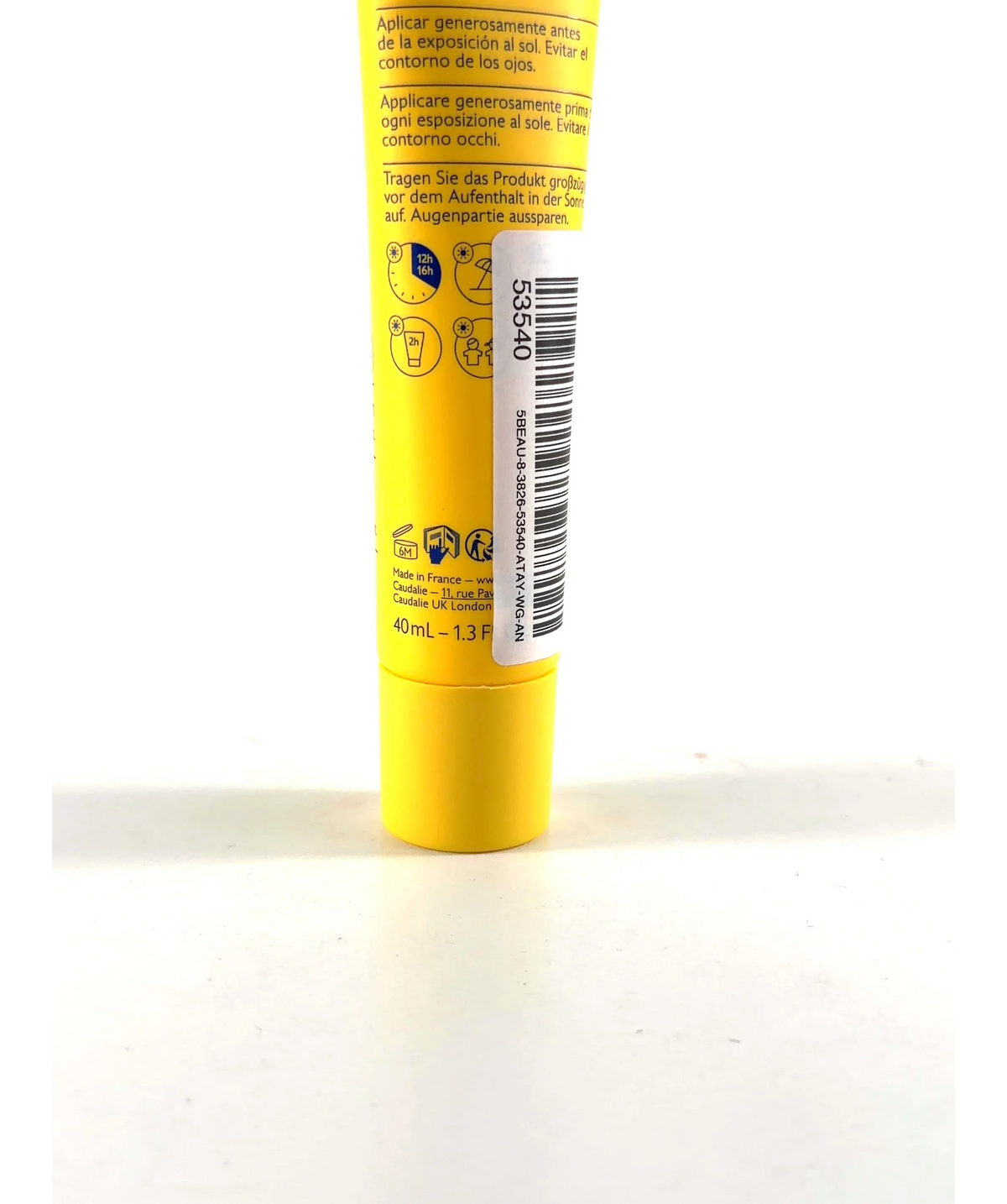 Caudalíe Caudalie Vinosun Protect Very High Protection Lightweight Cream SPF50+ 40ml, size 40ml — care label