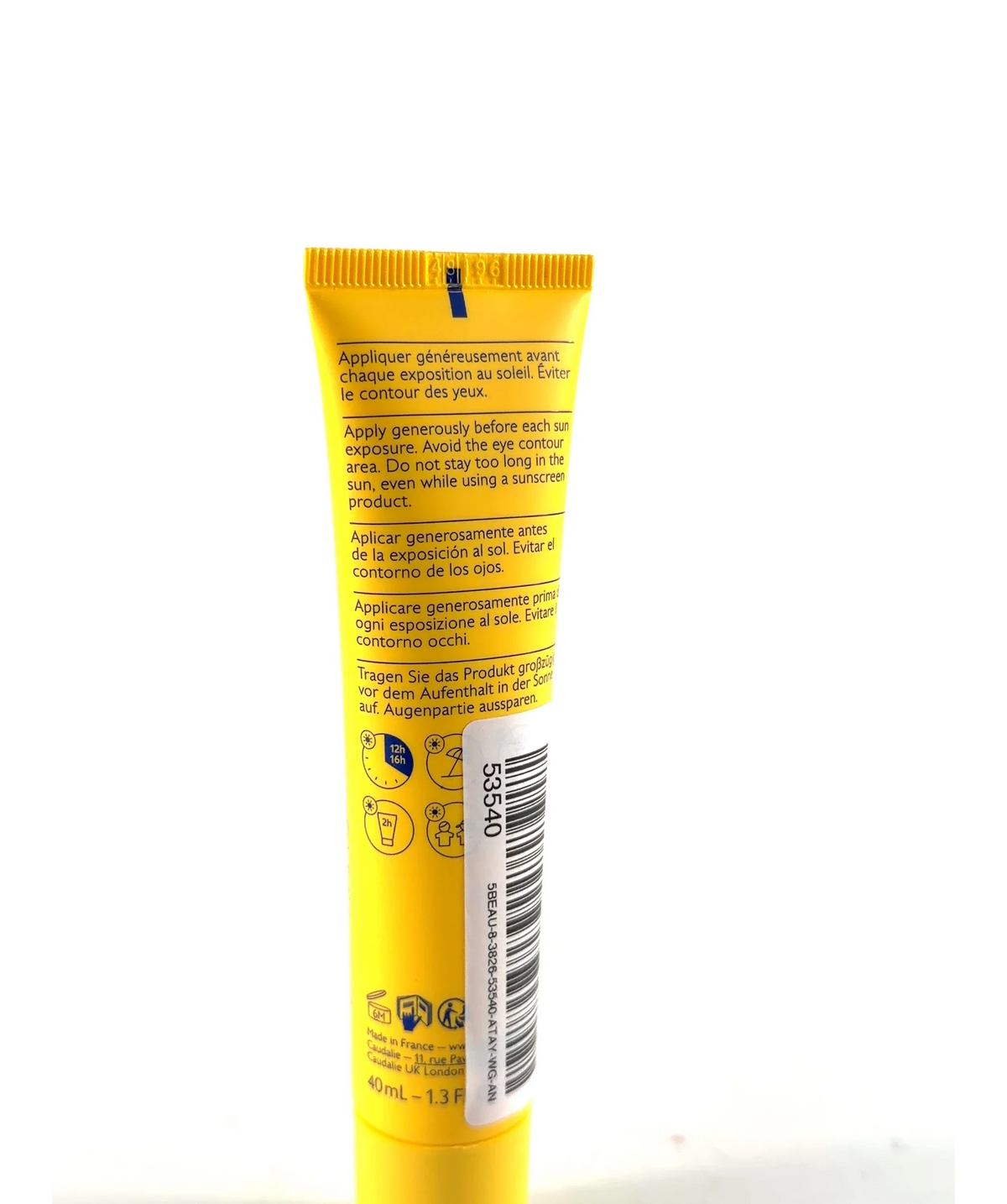 Caudalíe Caudalie Vinosun Protect Very High Protection Lightweight Cream SPF50+ 40ml, size 40ml — fabric detail
