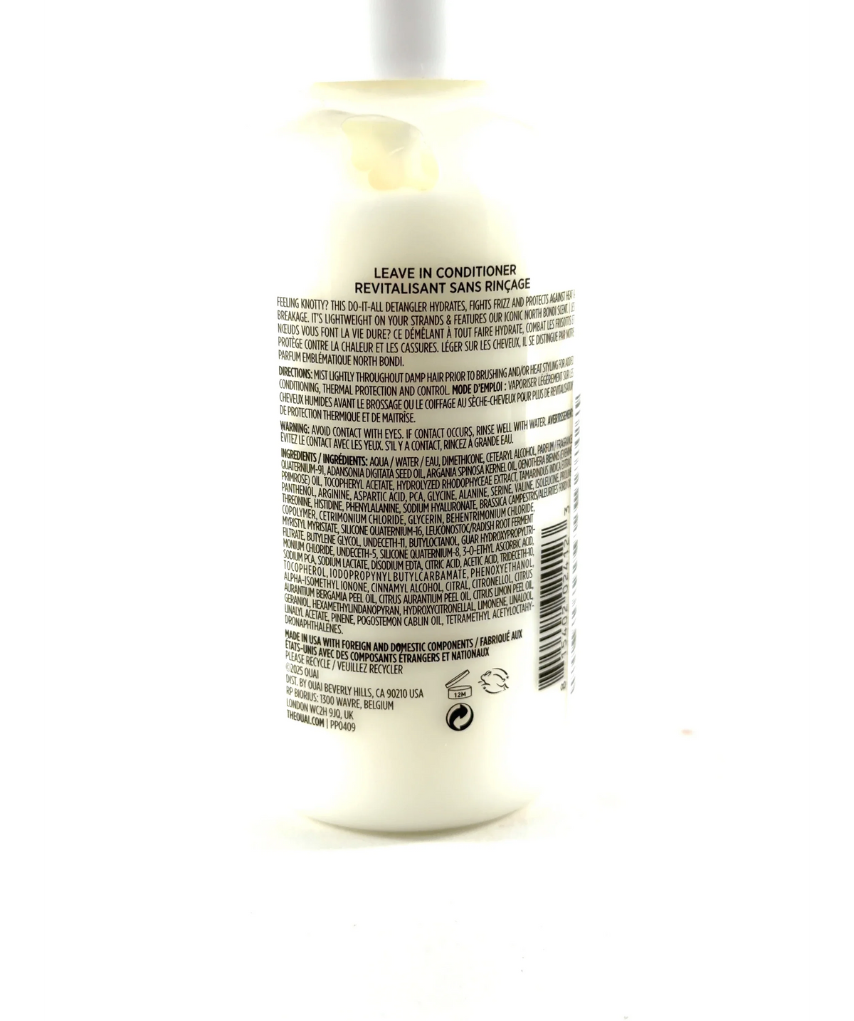 OUAI NORTH BONDI LEAVE IN CONDITIONER, size 177ml — fabric detail