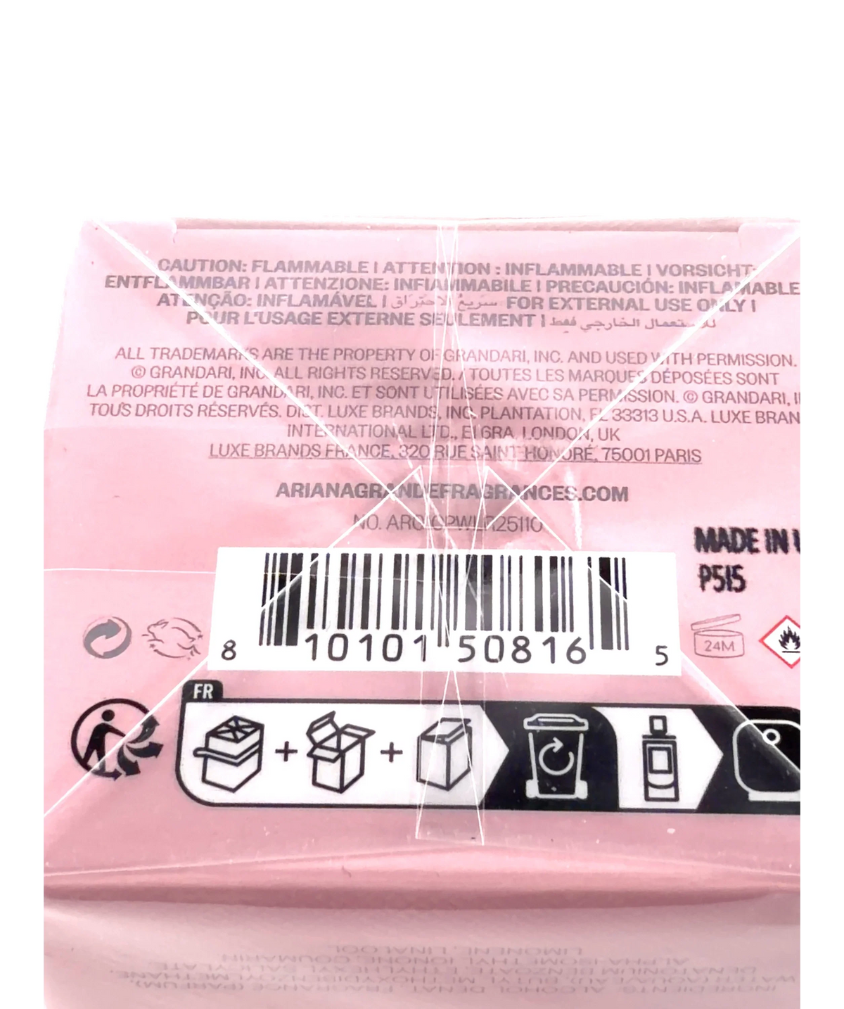 ariana grande PINK WOODS, size 30ml — detail