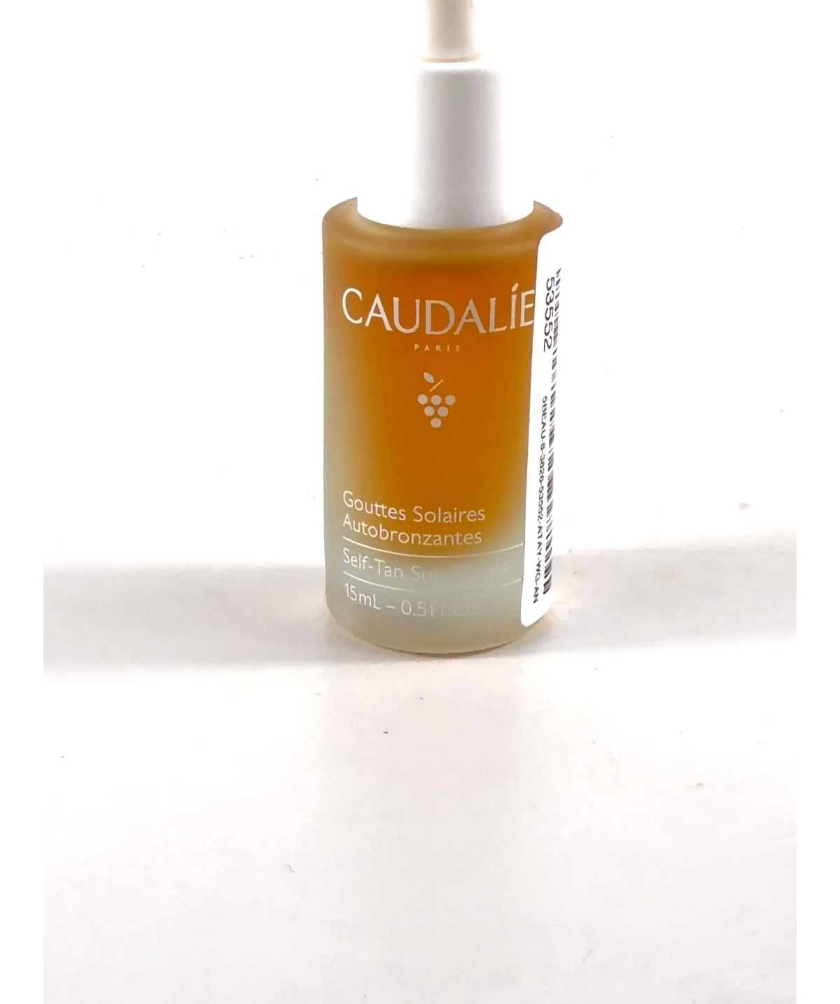 Caudalie Gouttes Solaires Autobronzantes, size 15ml — label
