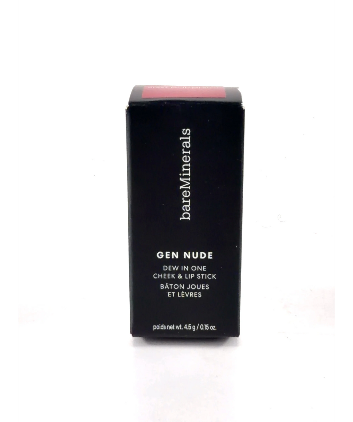 bareMinerals BERRY ME IN MERLOT GEN NUDE Dew in One Cheek & Lip Stick, size 4.5g — label