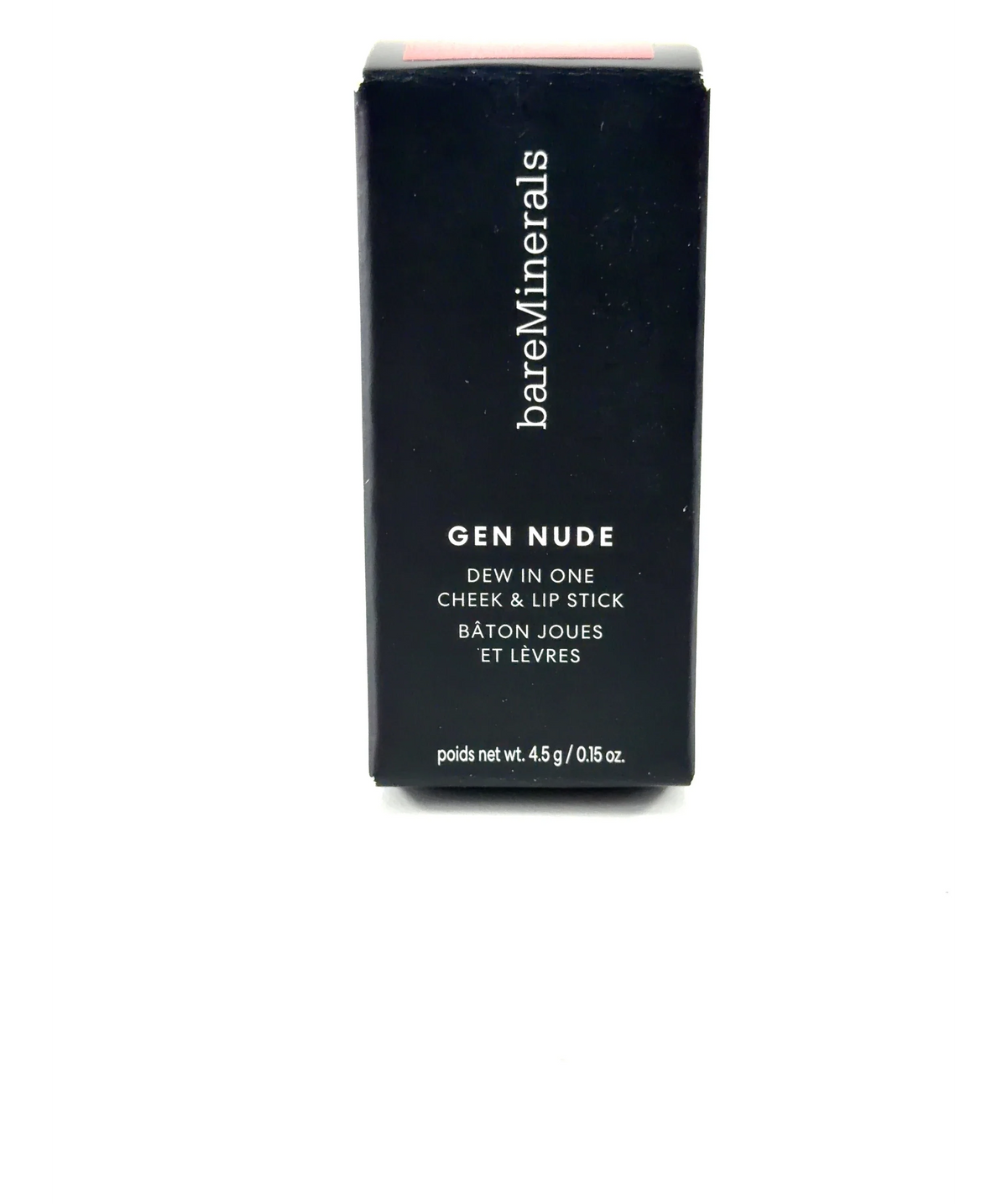 bareMinerals BERRY ME IN MERLOT GEN NUDE Dew in One Cheek & Lip Stick, size 4.5g — care label