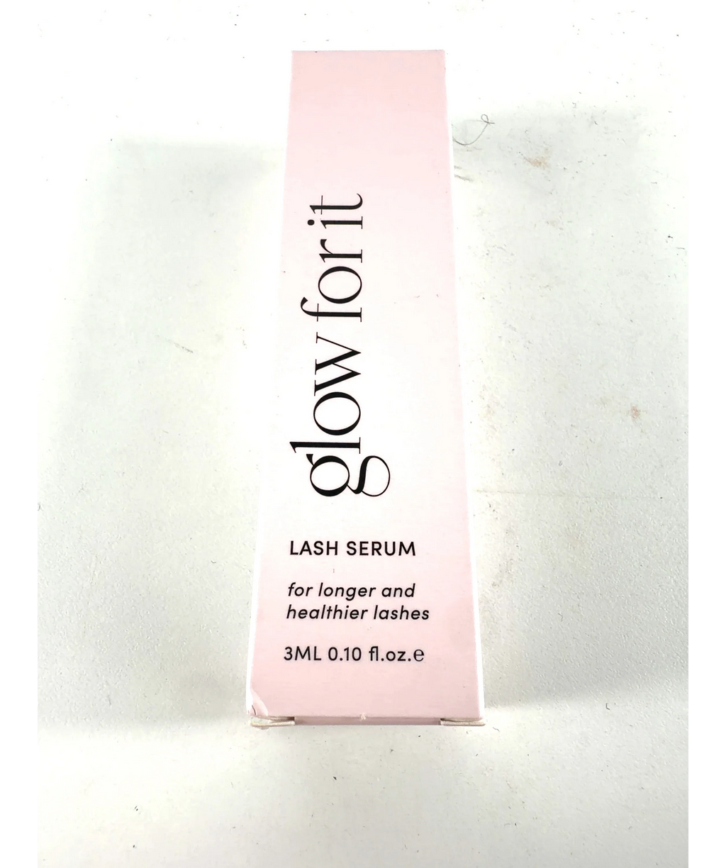 glow for it LASH SERUM, size 3ml — label
