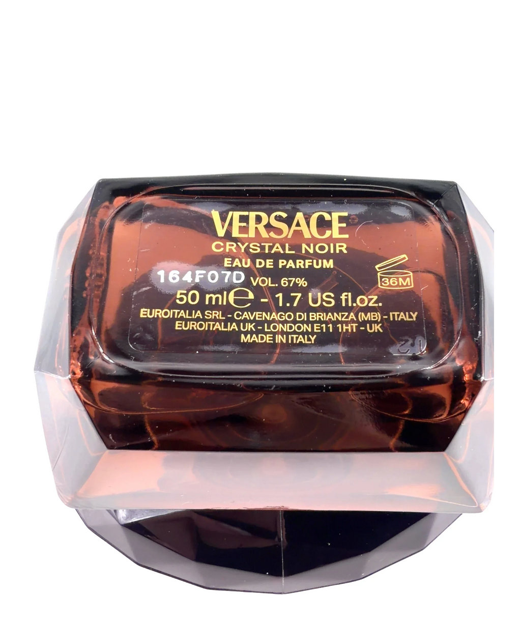 Versace CRYSTAL NOIR, size 50ml — fabric detail