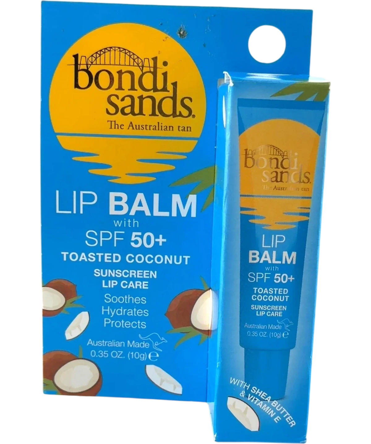 Bondi Sands Toasted Coconut LIP BALM with SPF 50+ TOASTED COCONUT, size 10g — front