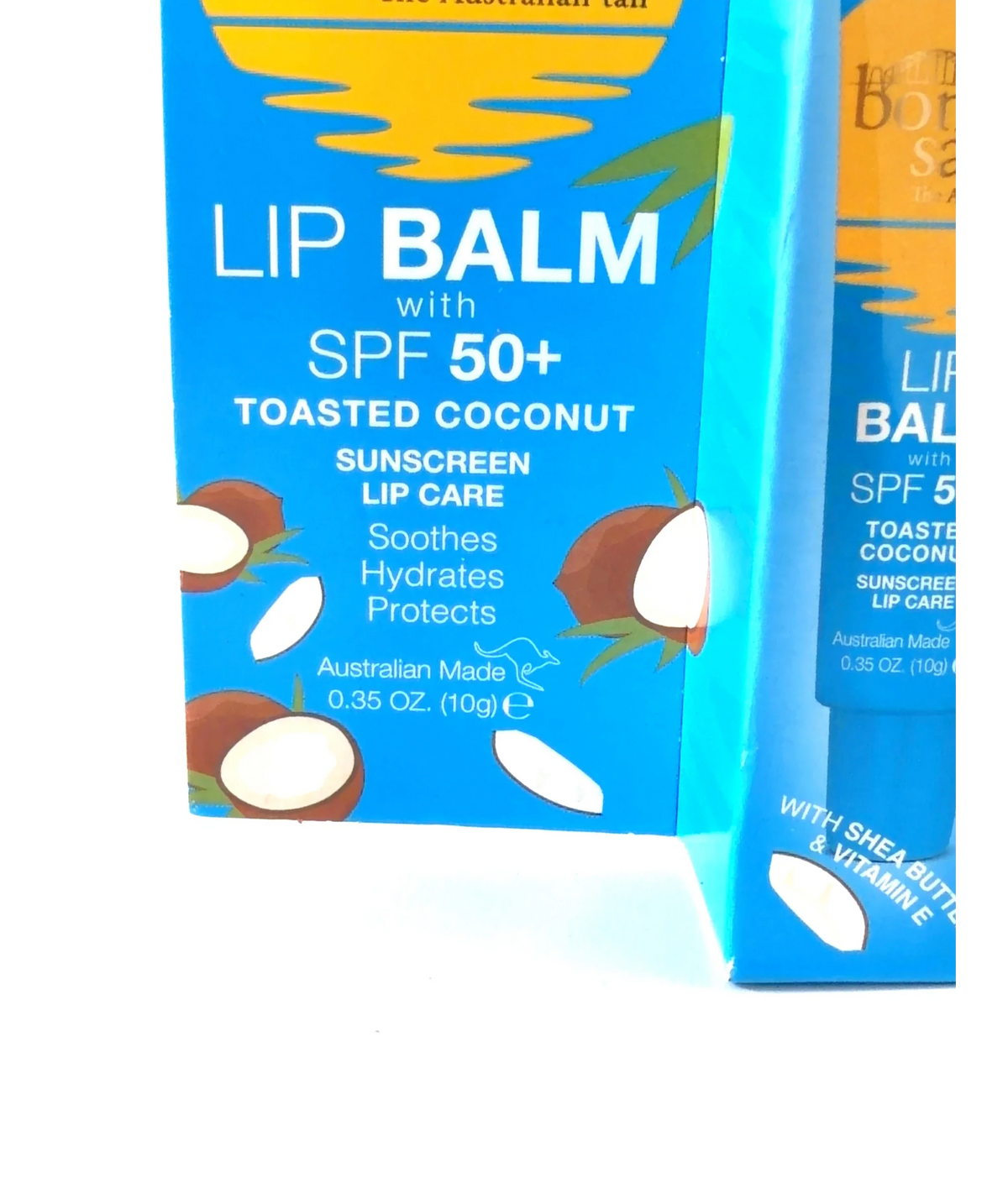 Bondi Sands Toasted Coconut LIP BALM with SPF 50+ TOASTED COCONUT, size 10g — care label