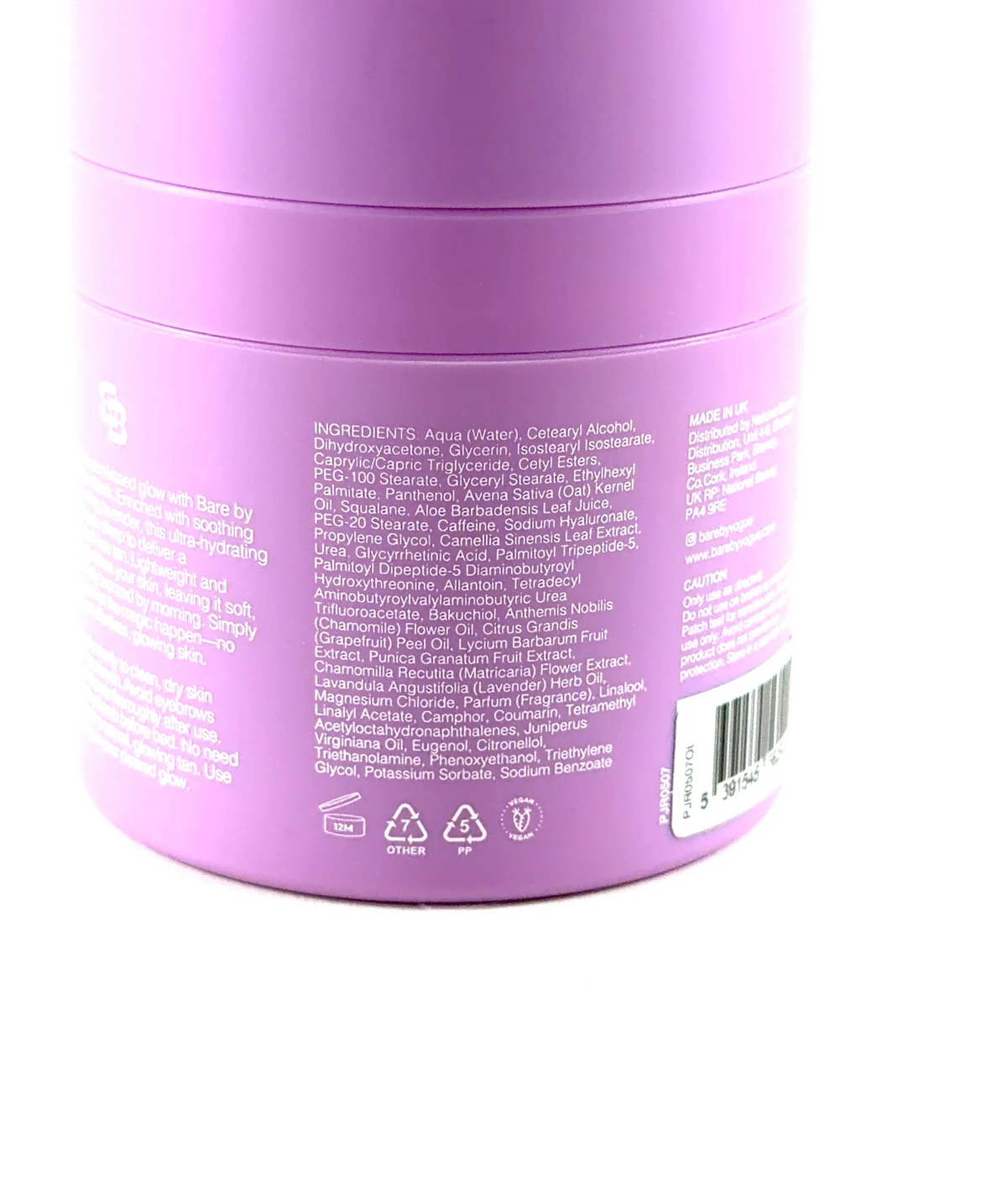 Bare by Vogue Williams Overnight Tan Mask, size 50ml — fabric detail