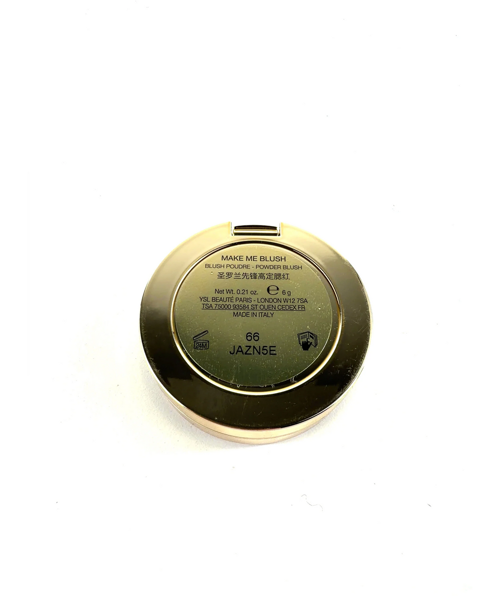 Yves Saint Laurent 66 Make Me Blush Bold Blurring Blush, size 6g — care label