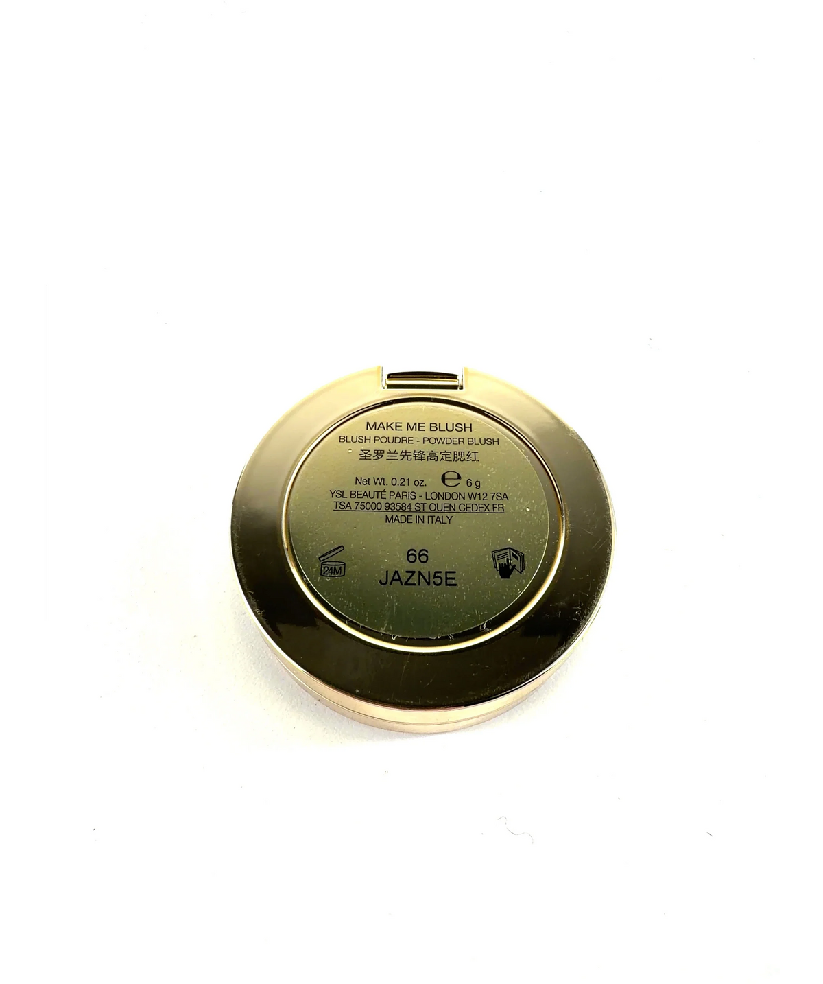 Yves Saint Laurent 66 Make Me Blush Bold Blurring Blush, size 6g — care label