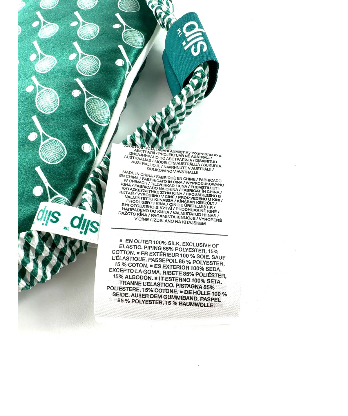 Slip green Sleep & Leisure Club Contour Sleep Mask — detail