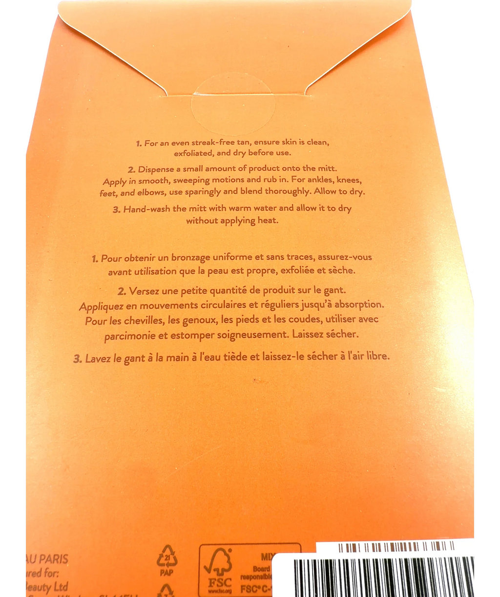 gatineau GOLDEN GLOW LUXURY TANNING MITT — fabric detail