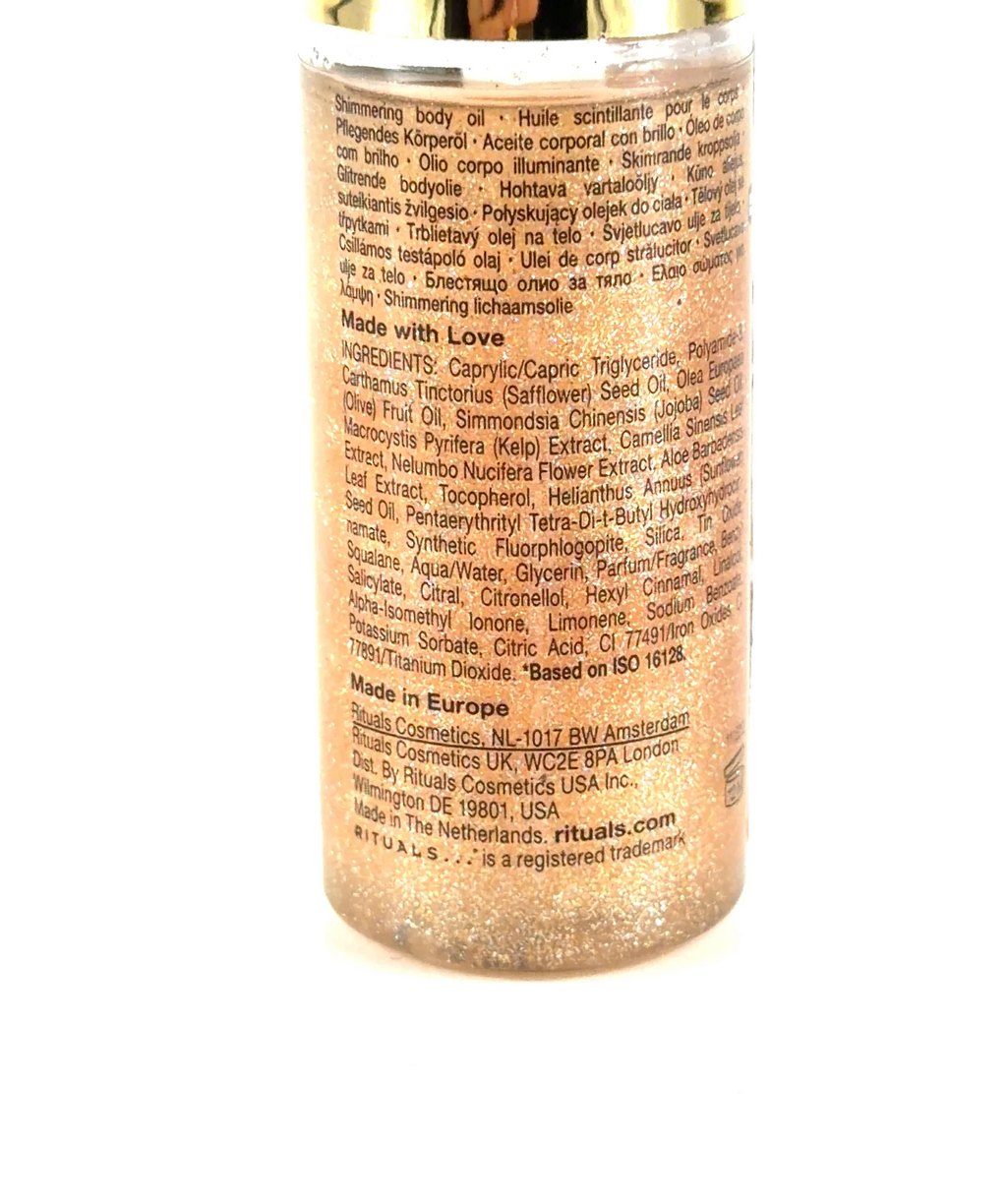 RITUALS The Ritual of Karma Shimmering Body Oil, size 30ml — fabric detail