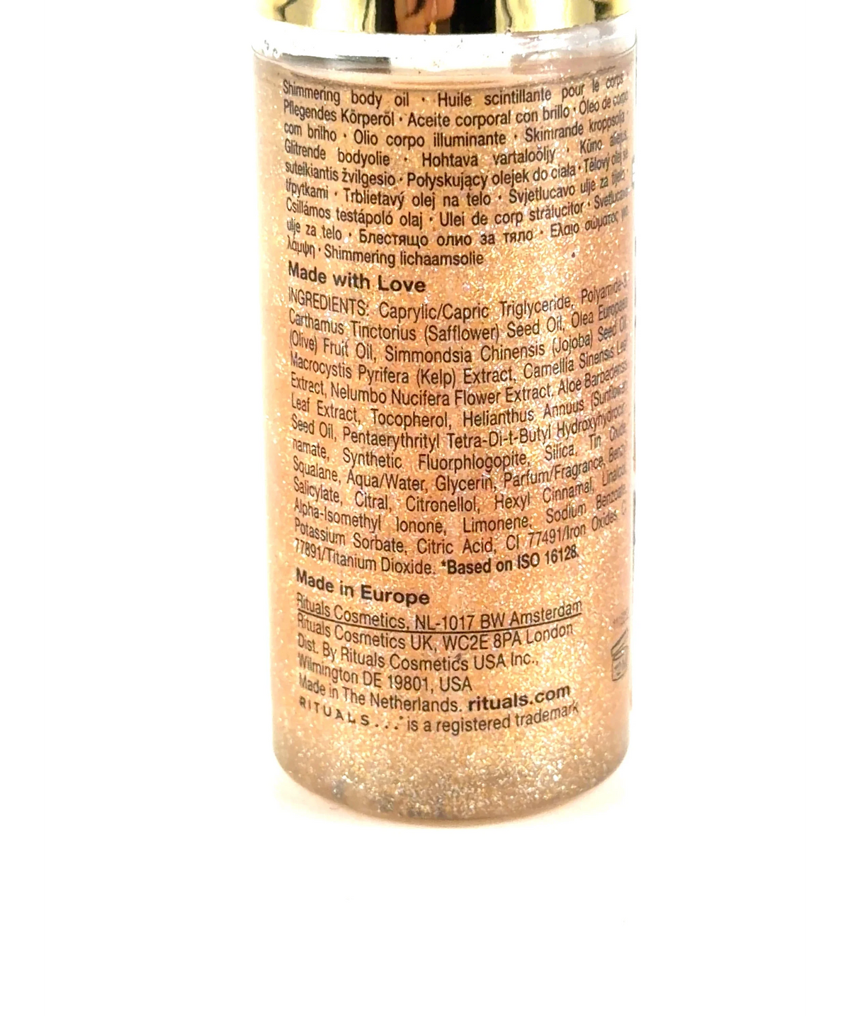 RITUALS The Ritual of Karma Shimmering Body Oil, size 30ml — fabric detail