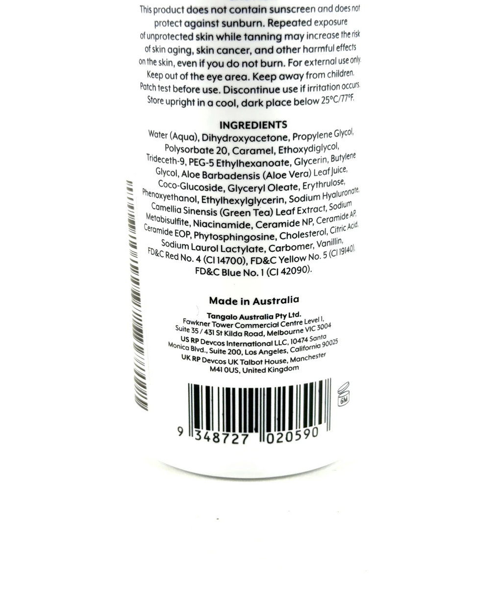 TANZEE ULTRA-DARK BARRIER REPAIR TANNING MOUSSE, size 200ml — fabric detail