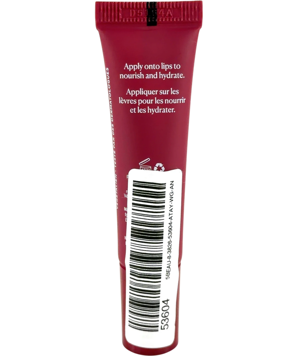 naturium Jam Phyto-Glow Lip Balm, size 10ml — back