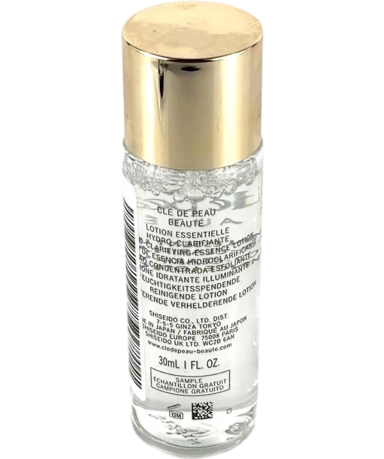 Clé de Peau Beauté Hydro-Clarifying Essence Lotion, size 30ml — back