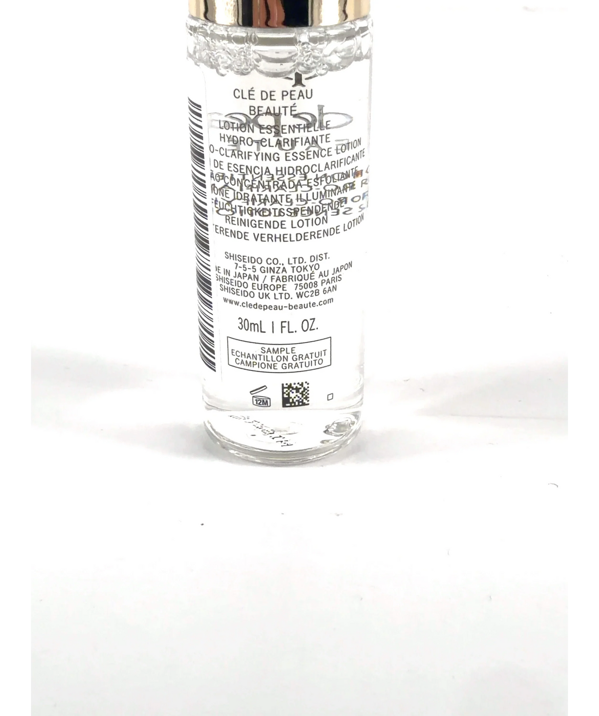 Clé de Peau Beauté Hydro-Clarifying Essence Lotion, size 30ml — care label