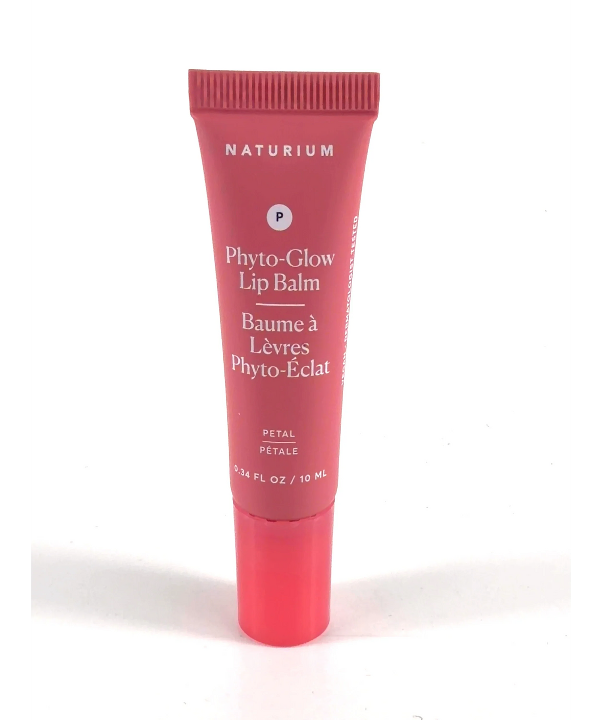 naturium PETAL Phyto-Glow Lip Balm, size 10ml — care label