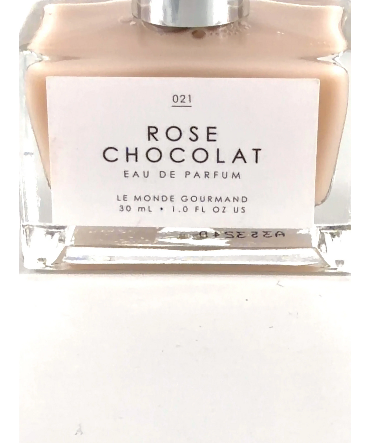 Le Monde Gourmand Rose Chocolat, size 30ml — label