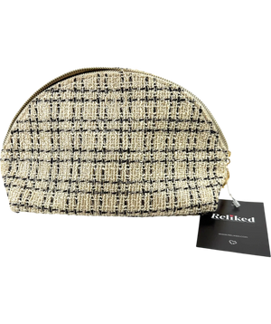 Clé de Peau Beauté Cream Tweed Dome Makeup Bag One Size