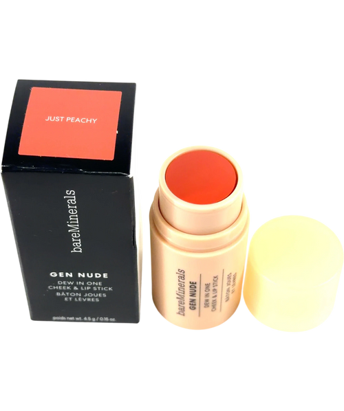 bareMinerals JUST PEACHY GEN NUDE DEW IN ONE, size 4.5g — back