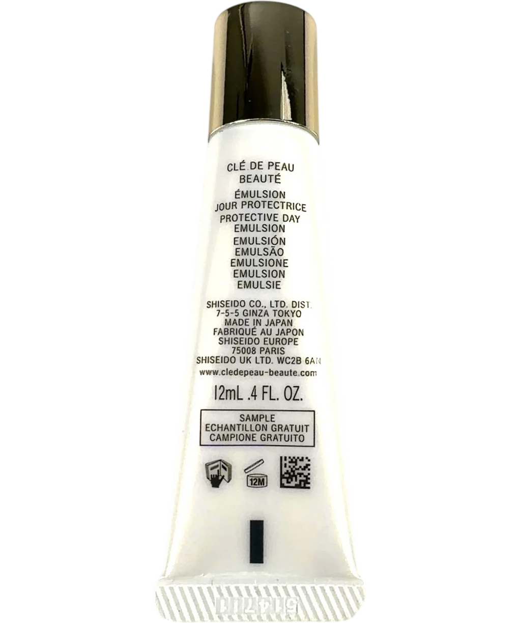 Clé de Peau Beauté Protective Day Emulsion, size 12ml — back