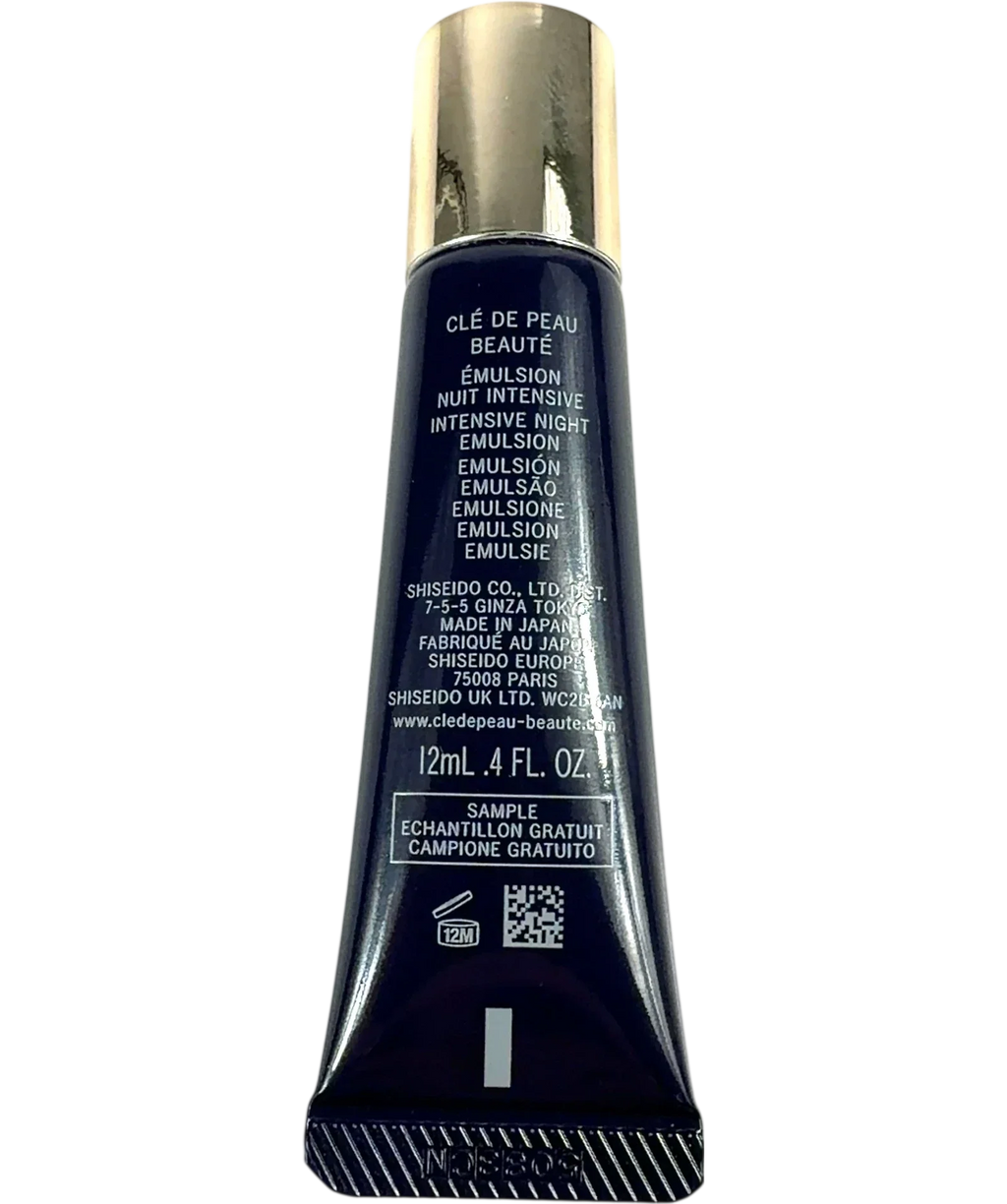 Clé de Peau Beauté Intensive Night Emulsion, size 12ml — back