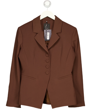 Marella Brown Lapel Blazer, UK 10