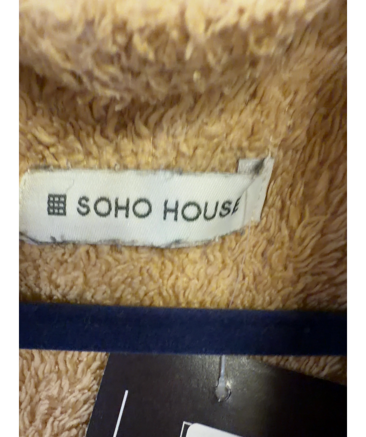 Soho House Beige House Robe — detail