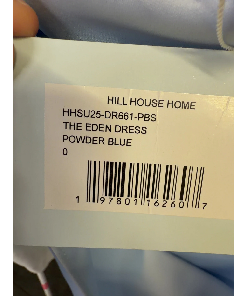 Hill House light blue The Eden Dress, size UK 4 — label