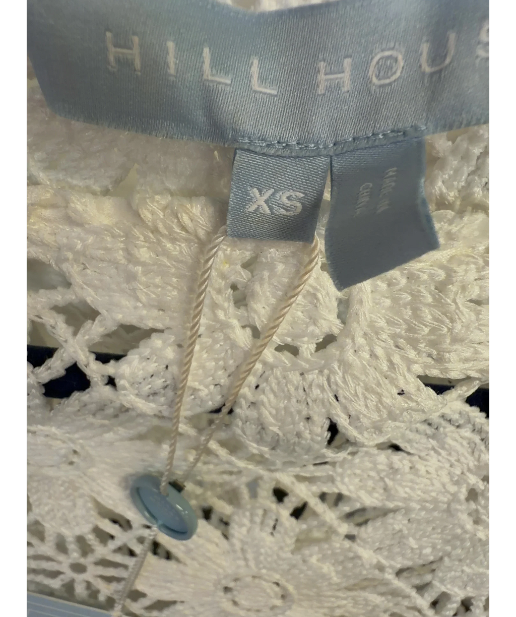Hill House White The Eliza Dress, size UK XS — care label