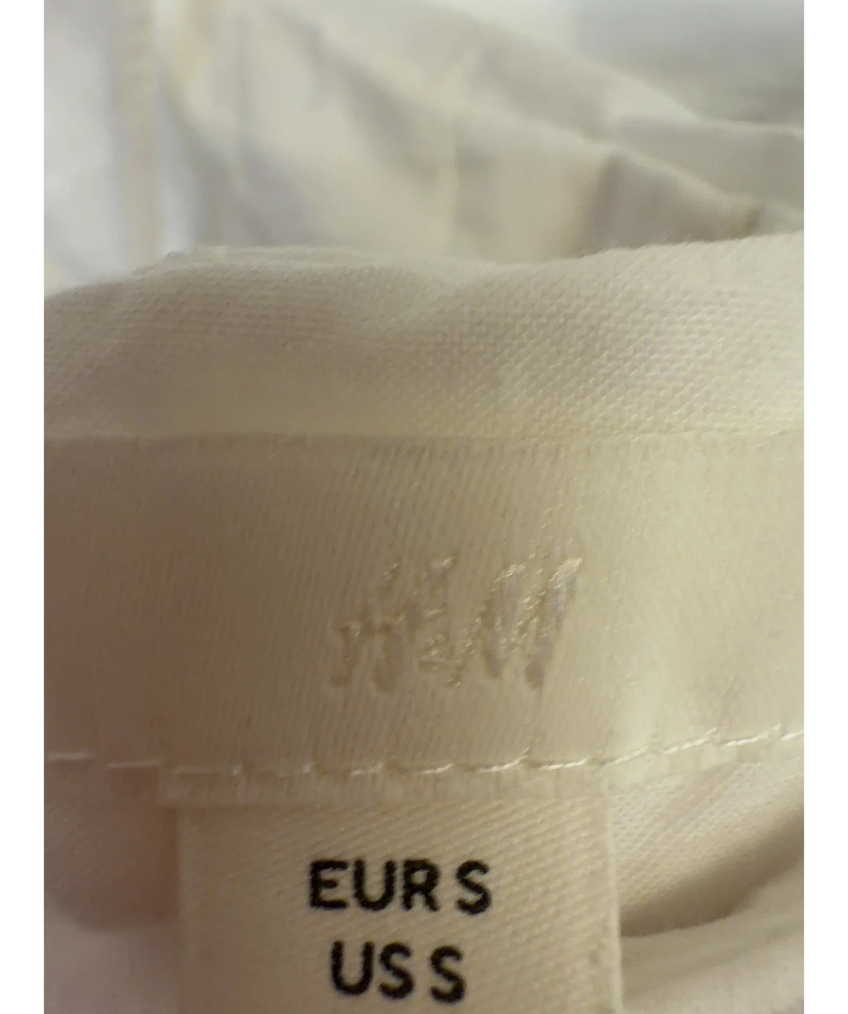 H&M White Colour, size UK S — detail