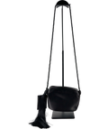 ARKET Black Tassel Bag — front