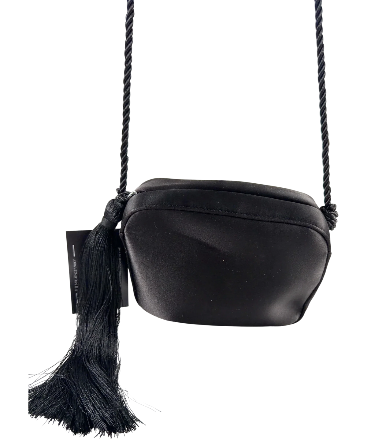 ARKET Black Tassel Bag — back