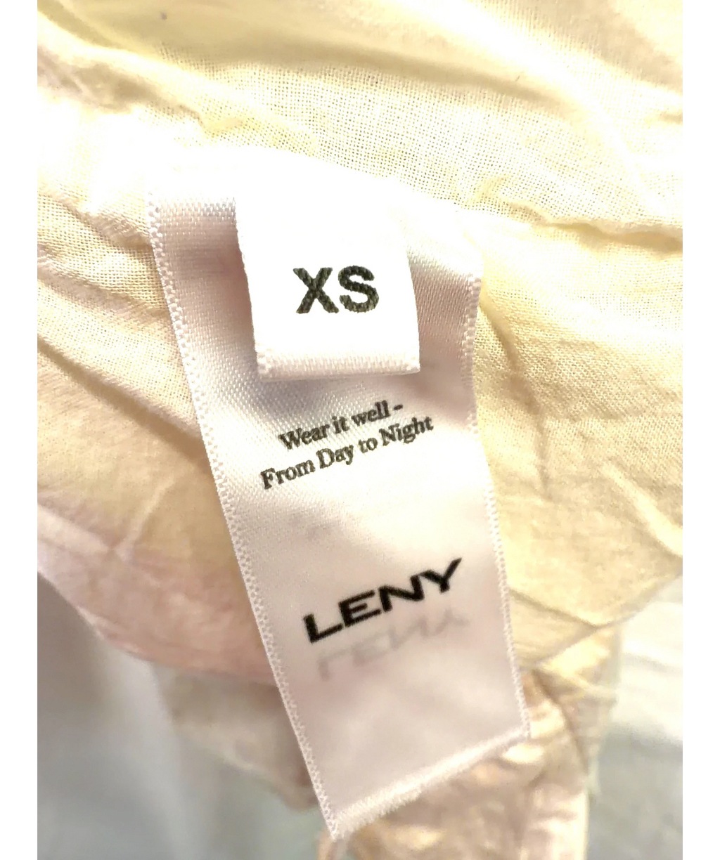 Leny Cream Nunu Shorts, size UK XS — care label