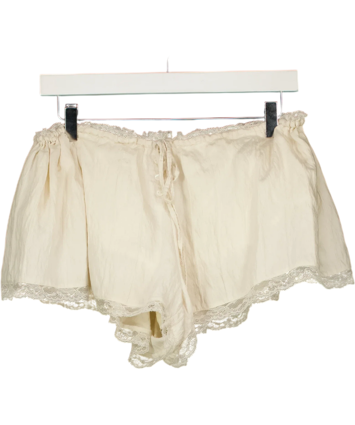 Leny Cream Nunu Shorts, size UK XS — front
