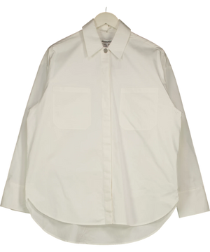 Arrange Premium Oversized Shirt in White Shirt UK 6