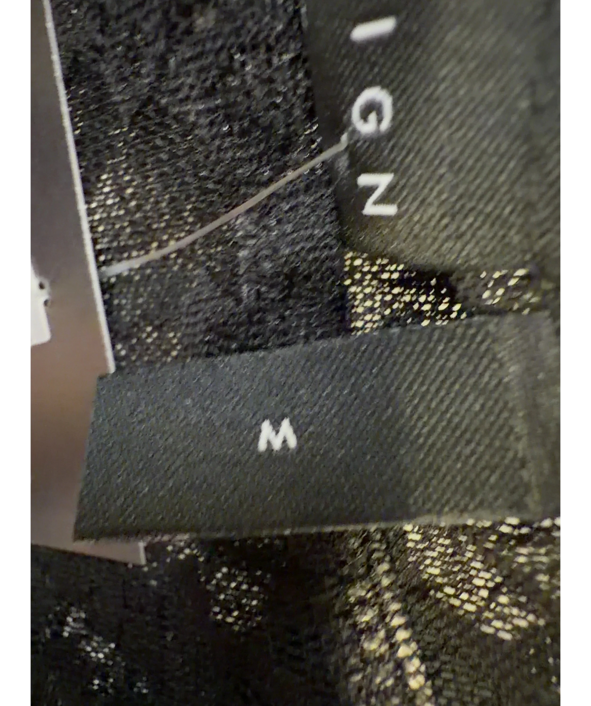 ASOS Black Colour, size UK M — care label