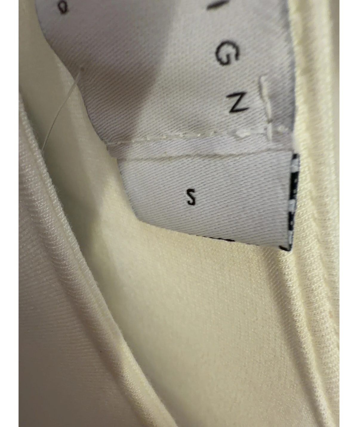 ASOS White Colour, size UK S — care label