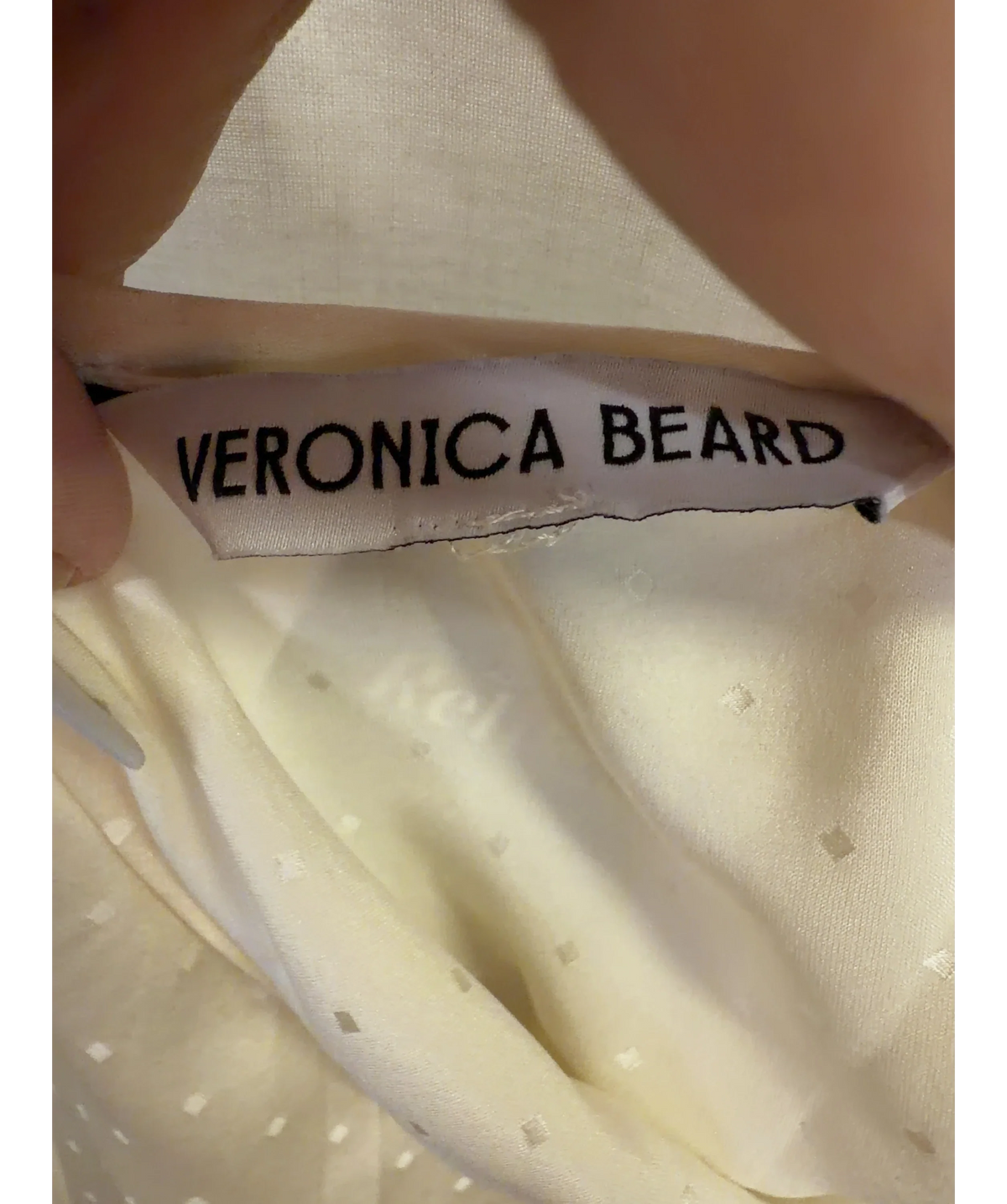 Veronica Beard Cream Colour, size UK 8 — detail