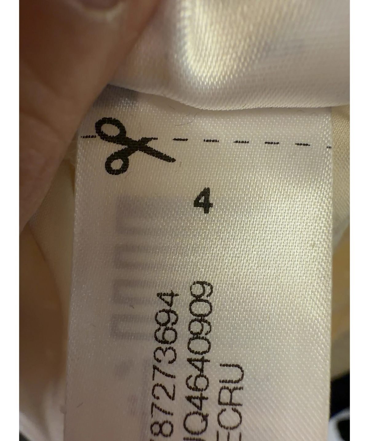 Veronica Beard Cream Colour, size UK 8 — care label
