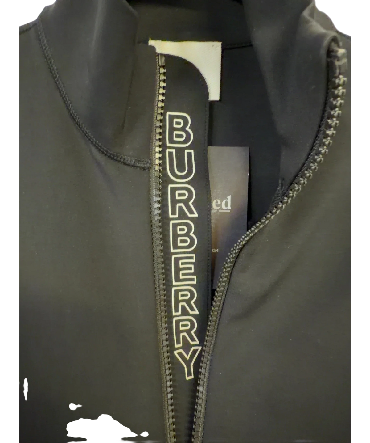 Burberry Black Colour, size UK S — fabric detail