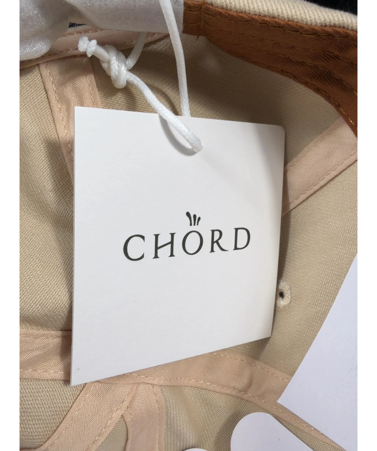 CHORD X MANOLO BLAHNIK Beige Beige Baseball Cap — detail