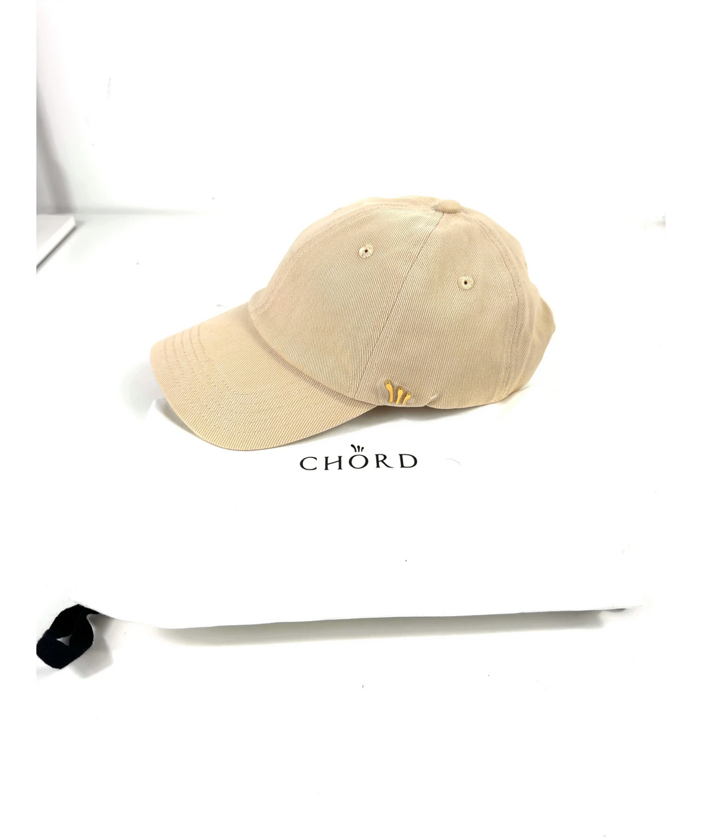CHORD X MANOLO BLAHNIK Beige Beige Baseball Cap — care label