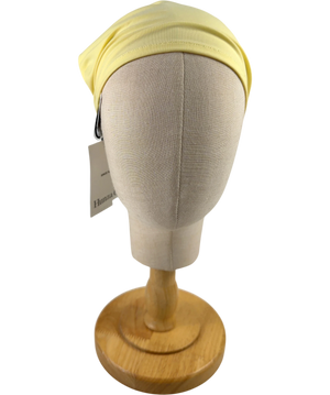 Hunza G Yellow Tied Headscarf One Size