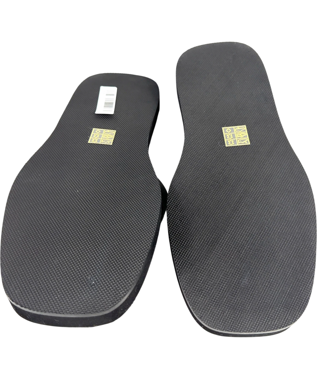 WALK London Black Berlin Toe Post, size UK 4 EU 37 👠 — view 8