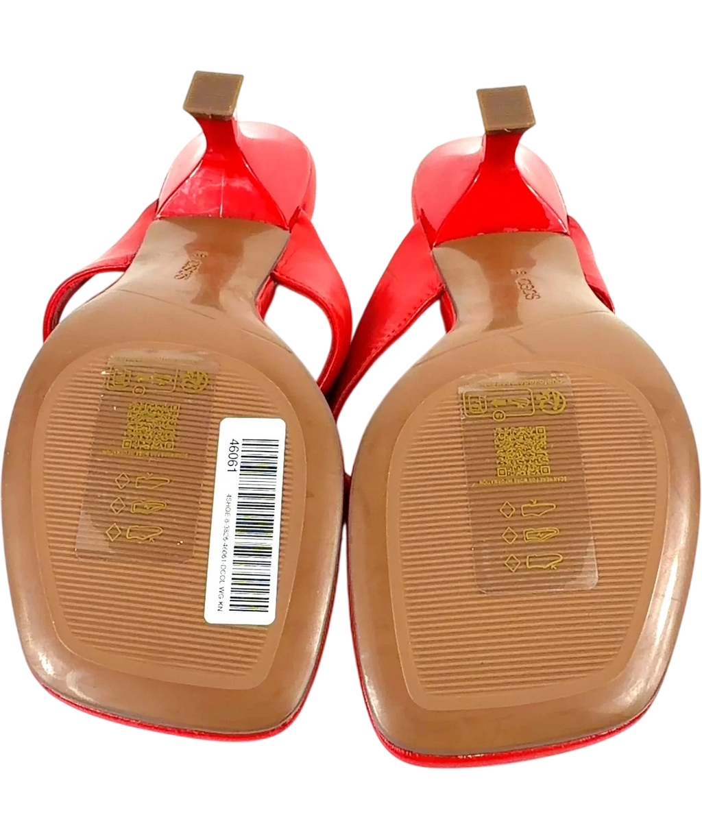 ASOS Red Heatwave toe thong kitten heeled sandals, size UK 3 EU 36 👠 — view 8